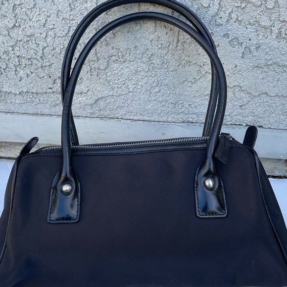 ANNE KLEIN PURSE LEATHER TRIM HANDBAG SHOULDER - Picture 4 of 11